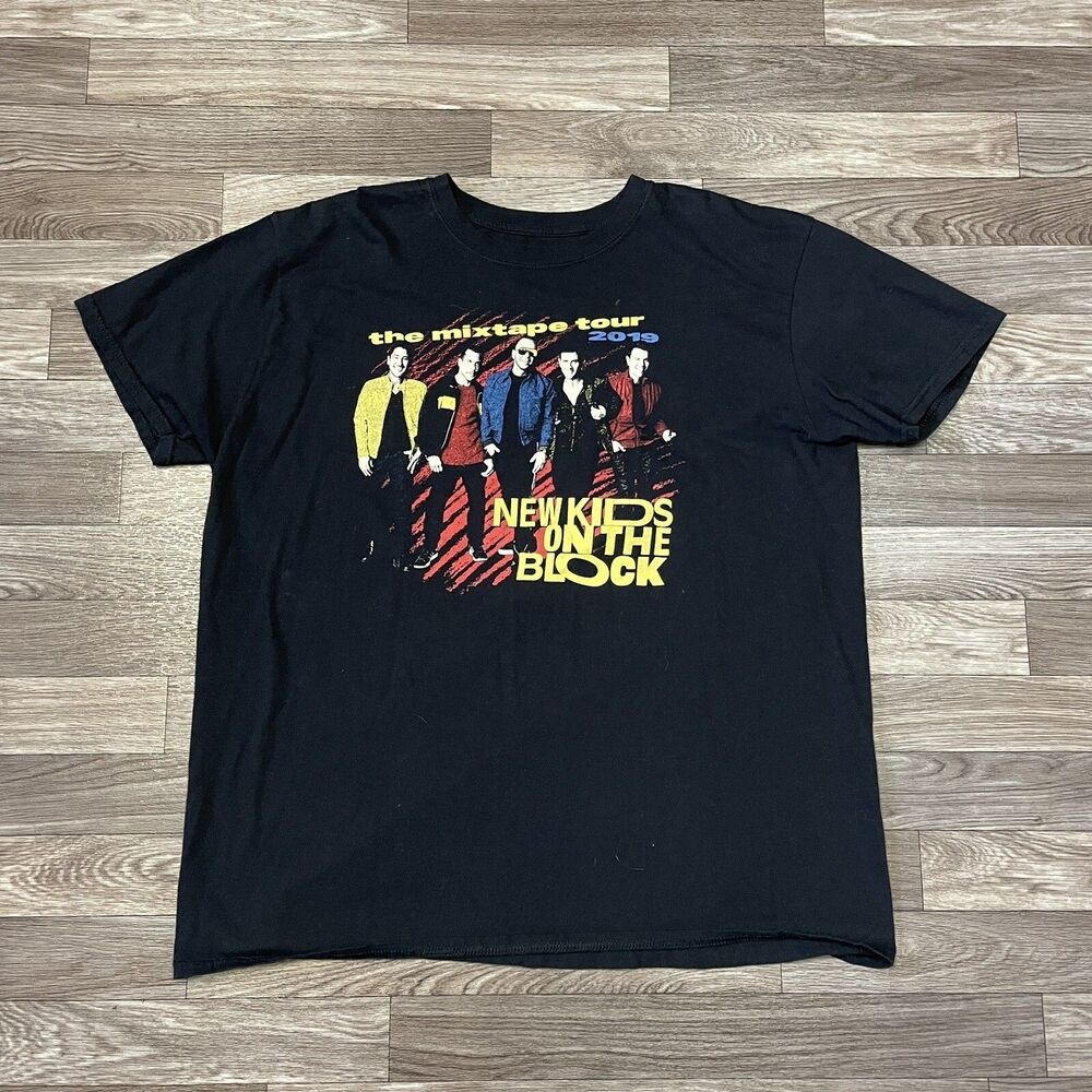 New Kids On The Block Your Shirt Men’s XL Double Sided Tour Dates 2019